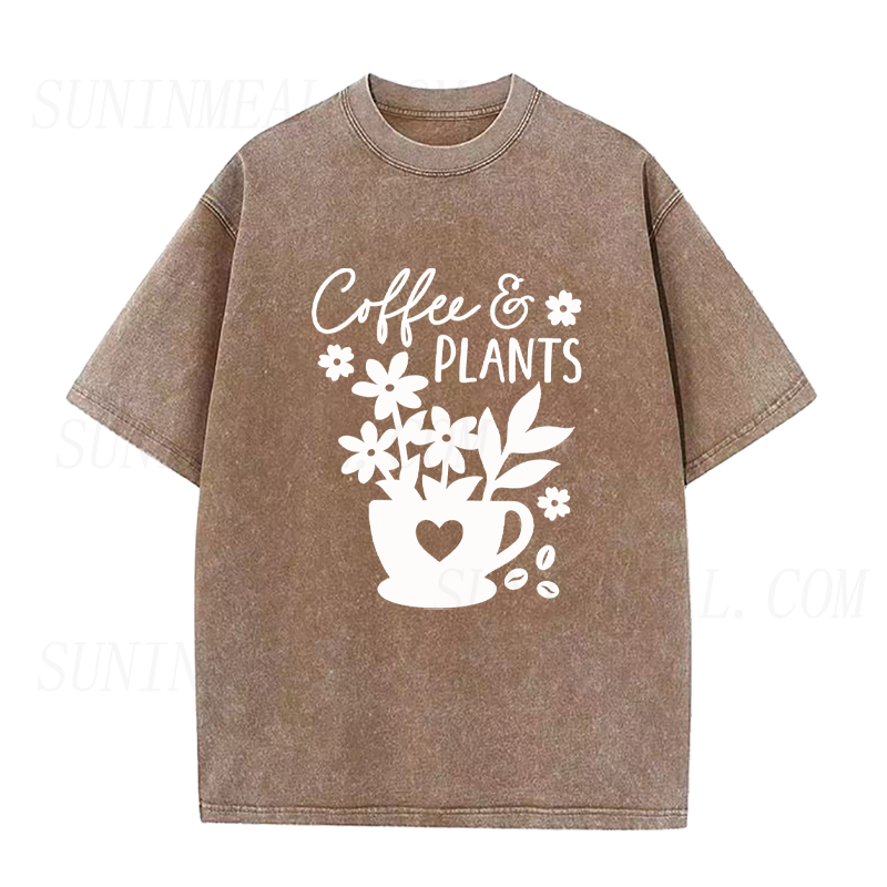 Coffee and Plants Unisex Tee