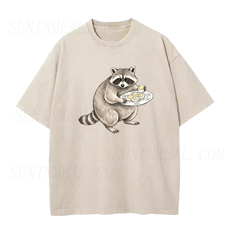 Raccoon & Deviled Eggs Thanksgiving Unisex Tee