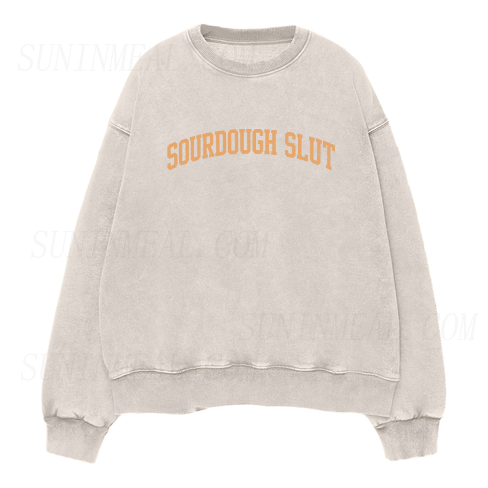 Retro Sourdough Slut Unisex Crewneck Sweatshirt