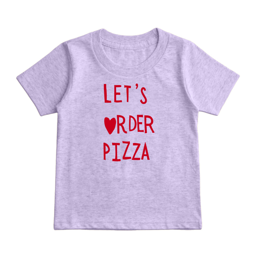 ピザを注文しよう キッズTシャツ