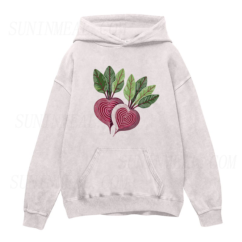 Beet heart Unisex Hoodie