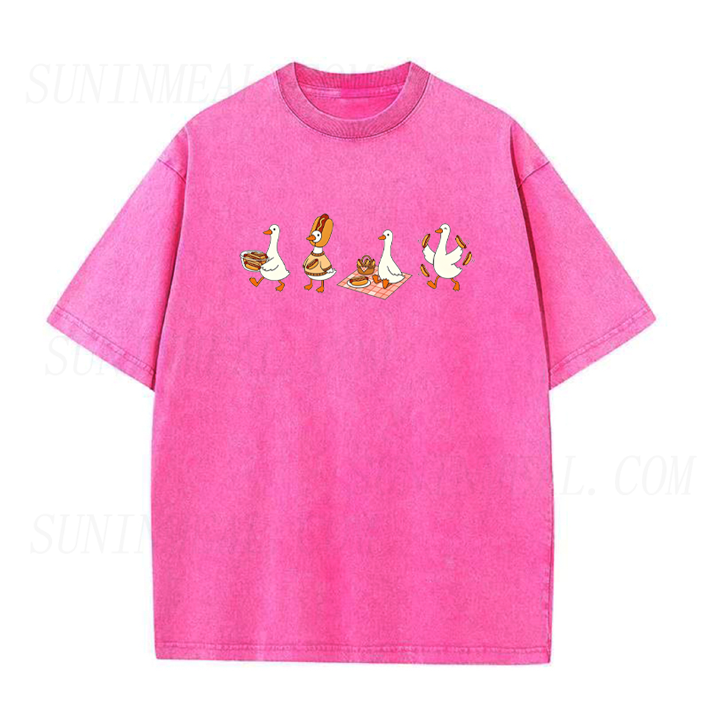 Hot Dog Goose Unisex Tee