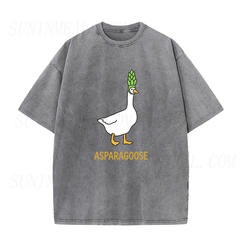 Funny Asparagus Asparagoose Goose Unisex Tee