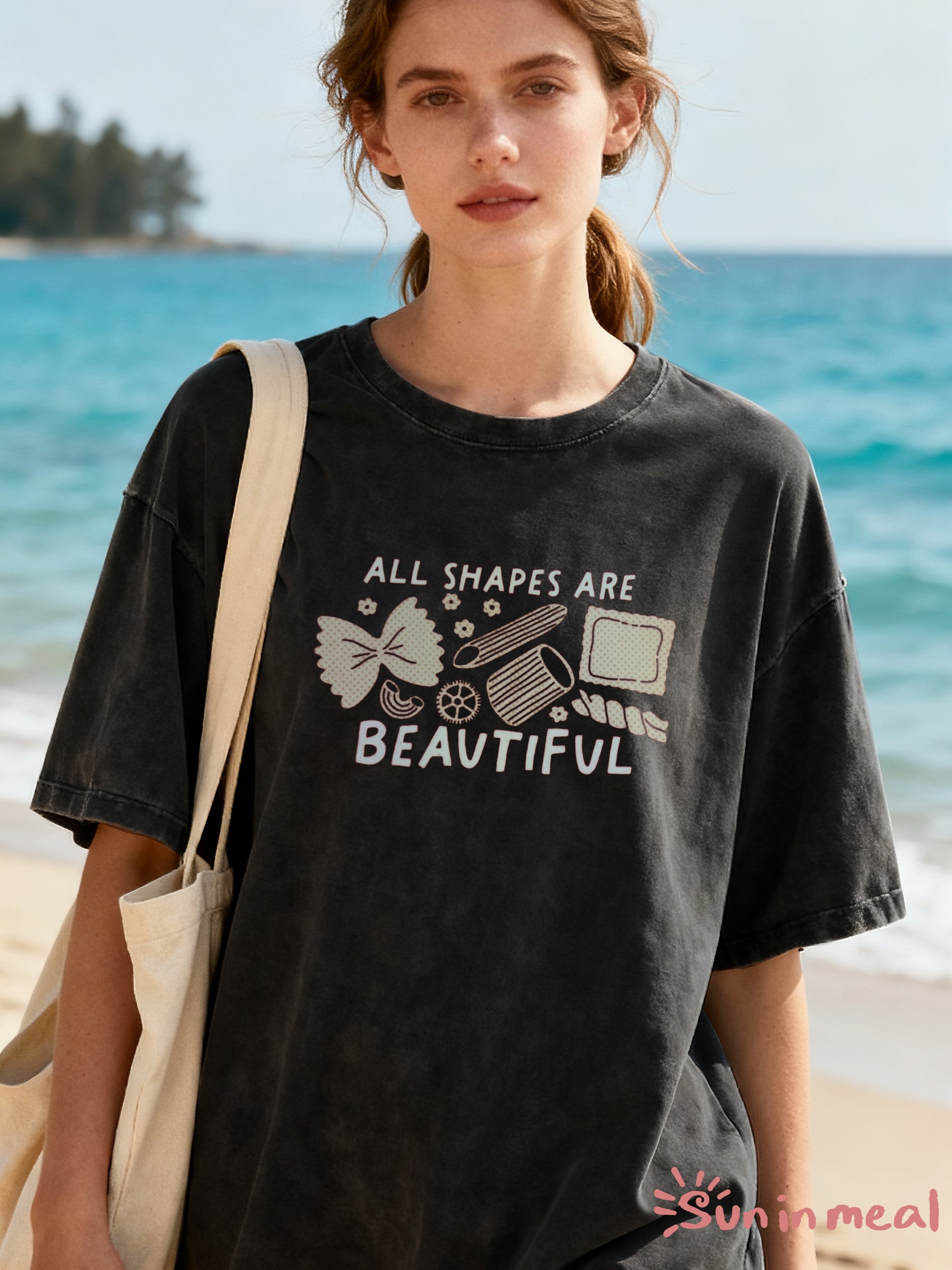 All Shapes are Beautiful Pasta Unisex Tee