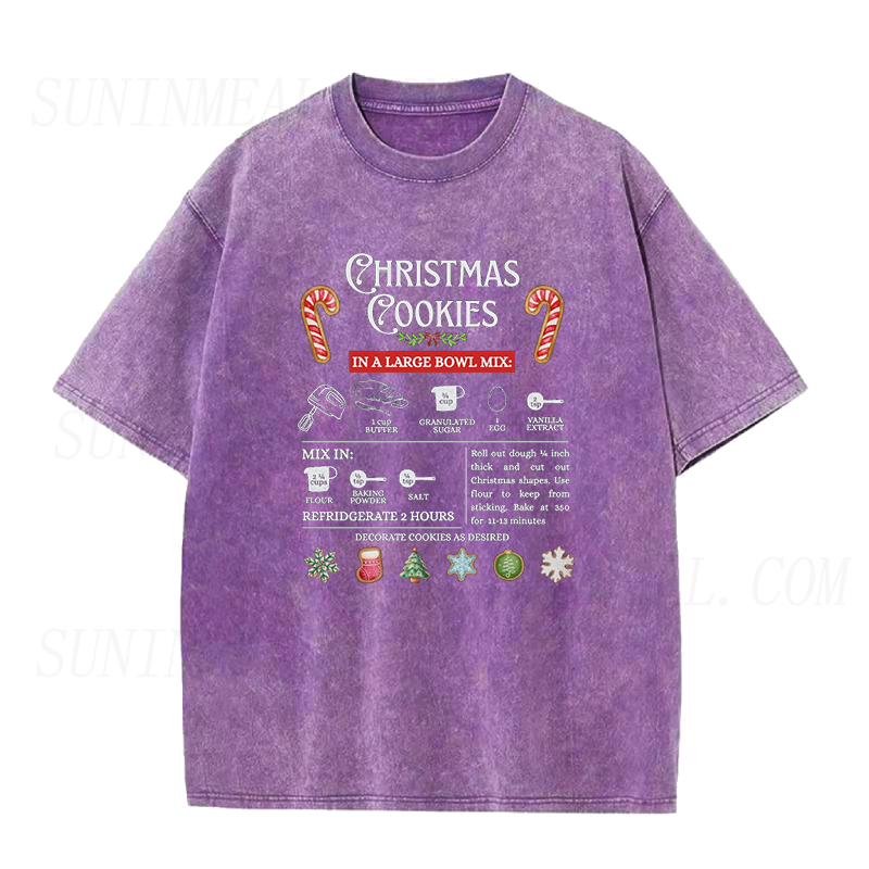 Christmas Cookie Recipe Unisex Tee
