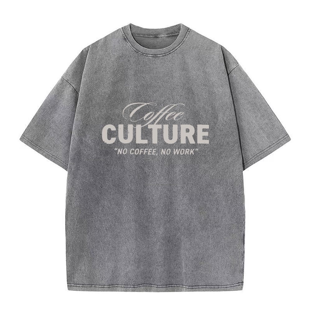コーヒーカルチャー コーヒーなしでは仕事もできない ユニセックスTシャツ
