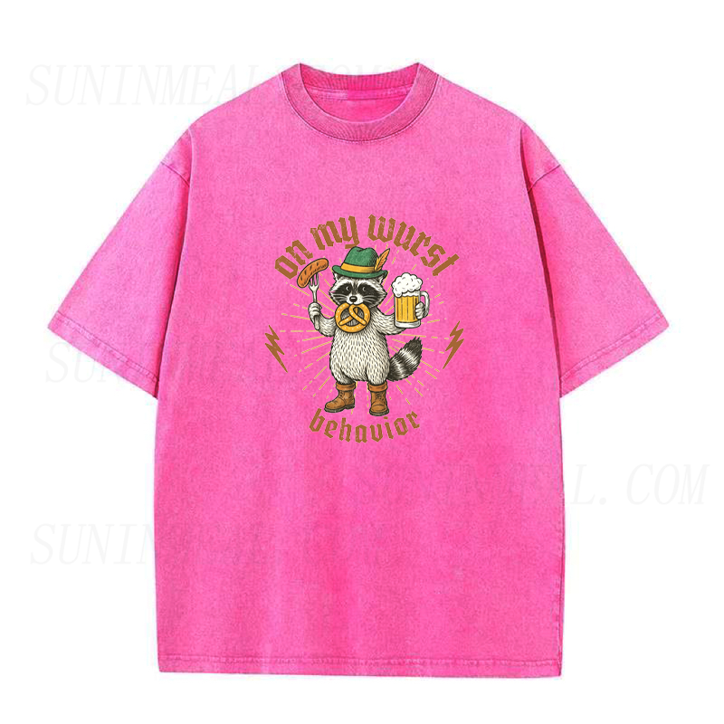 Oktoberfest Raccoon Unisex Tee