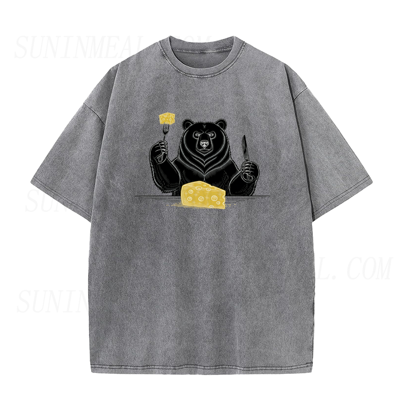 Bear Eating Cheese Tee