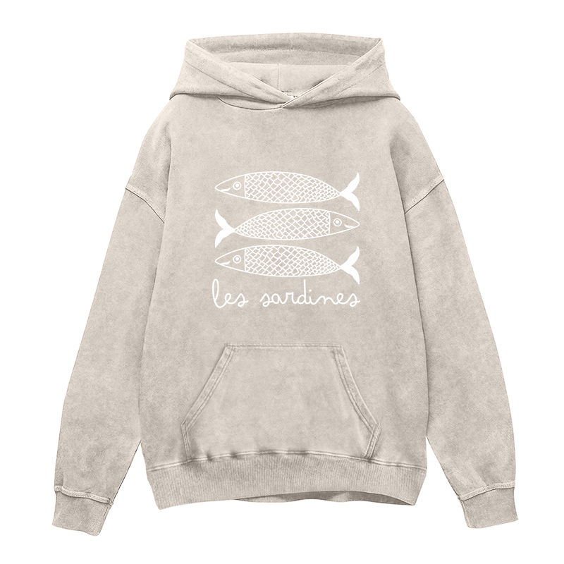 Les Sardines Unisex Hoodie