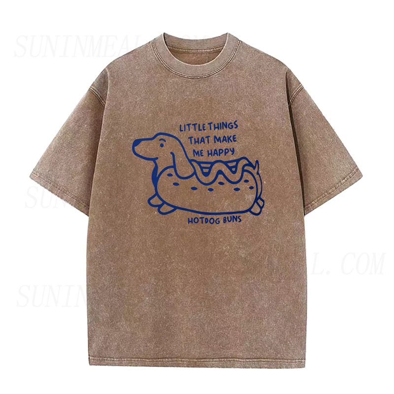 Little Things That Make Me Happy Hotdog Unisex Tee