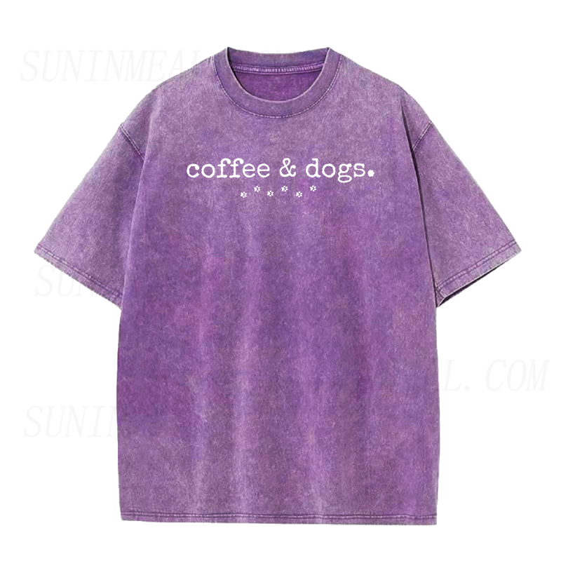 Coffee & Dogs Unisex Tee