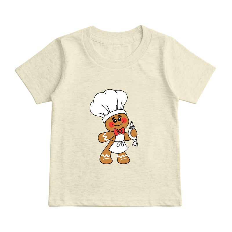 Gingerbread Chef Kids T-Shirt