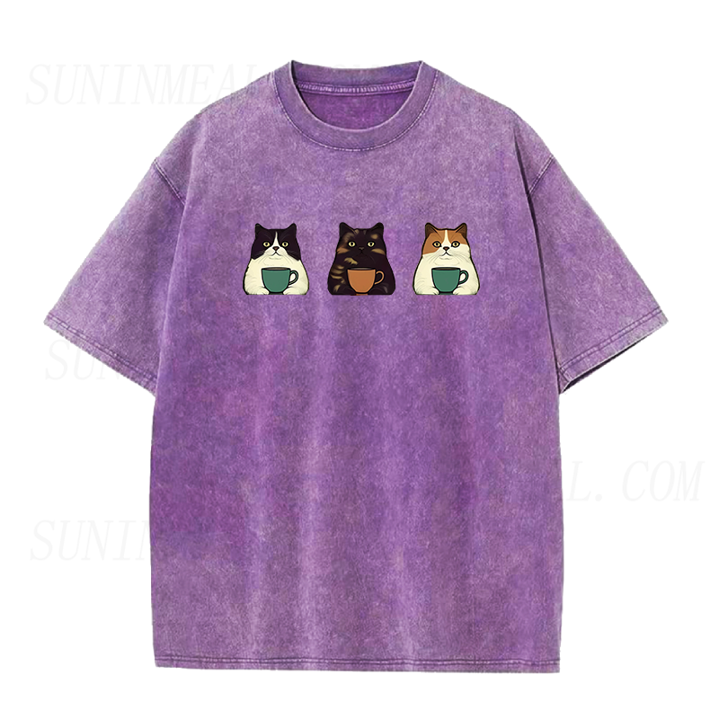 cat coffe Unisex Tee