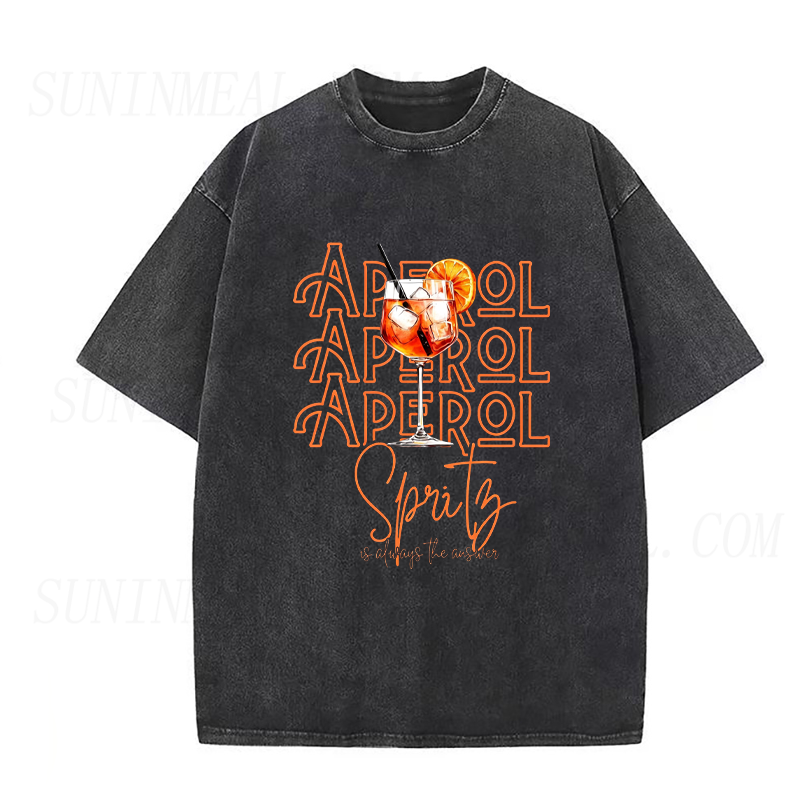 Aperol Spritz Cocktail Unisex Tee