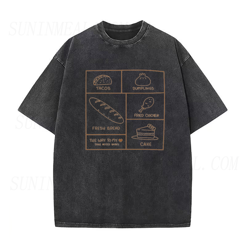 The Way To My Heart Foodie Unisex Tee