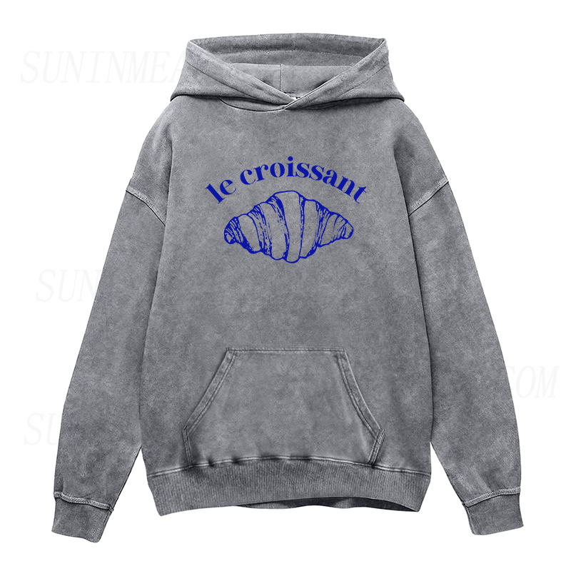Le Croissant Unisex Hoodie