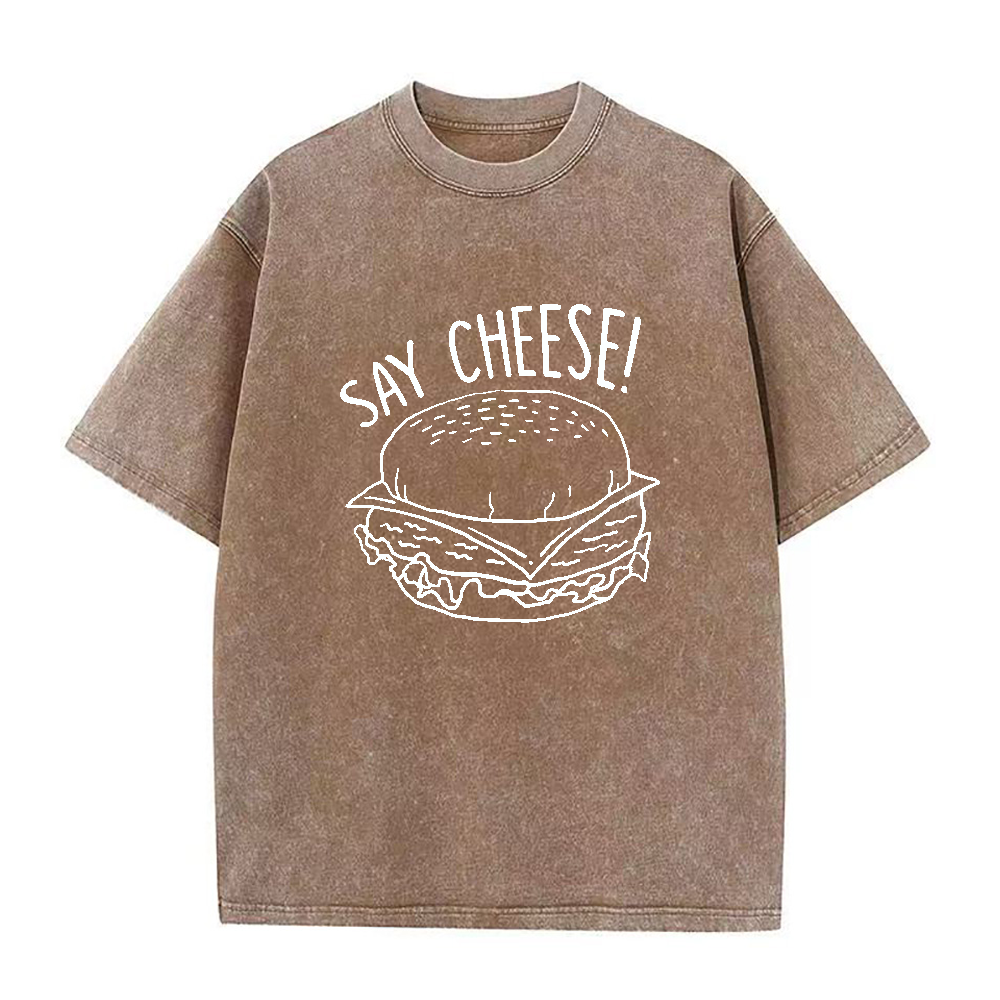 チーズユニセックスTシャツ
