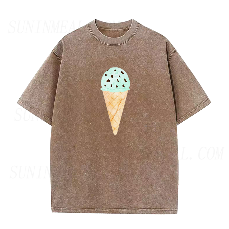 Mint Chocolate Chip Ice Cream Unisex Tee