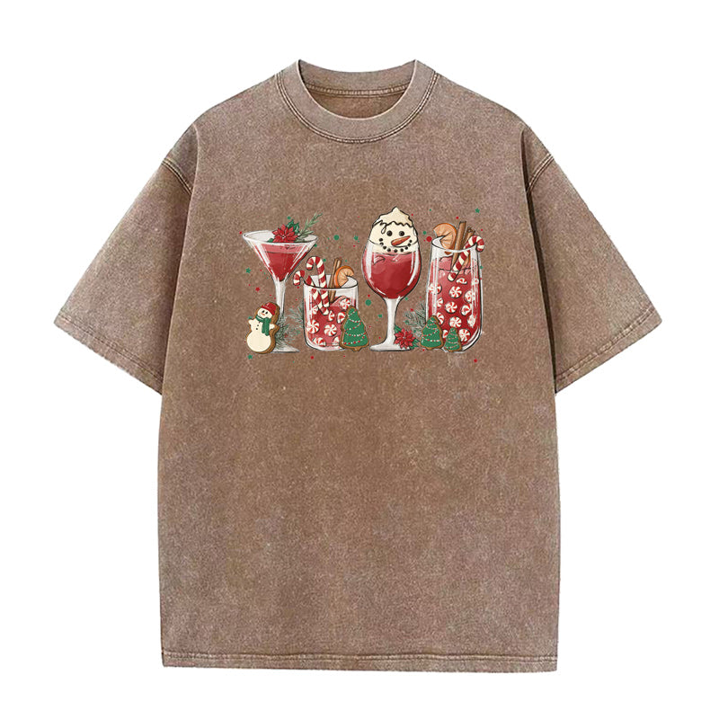 Christmas Cocktails Unisex Tee