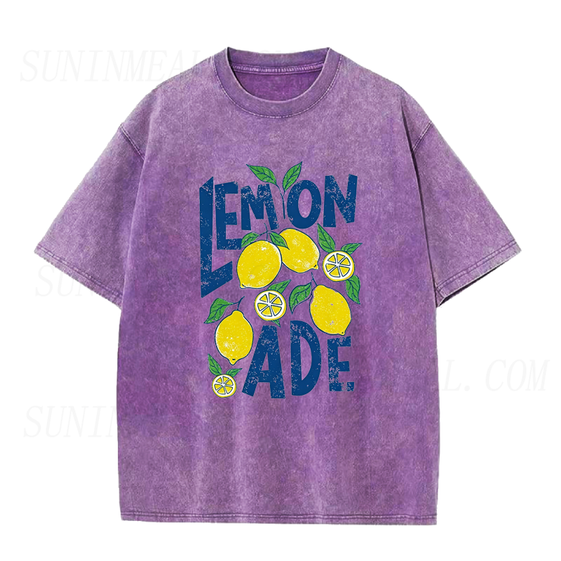 Retro Lemonade Fresh Lemon Unisex Tee