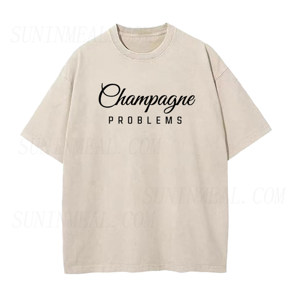 Retro Champagne Problems Unisex Tee