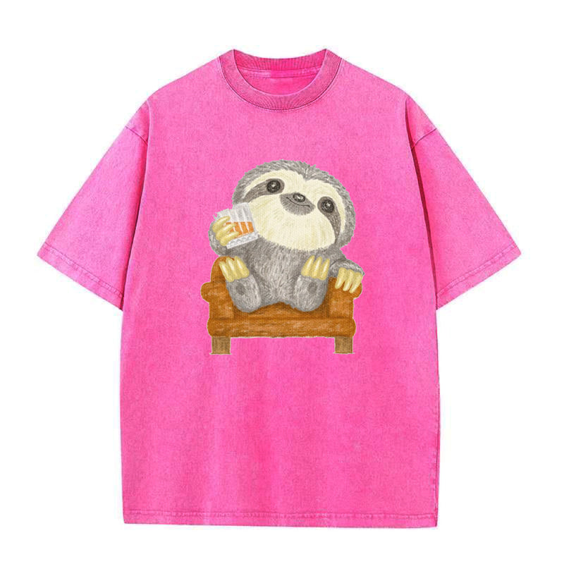 Sloths drinking Unisex Tee