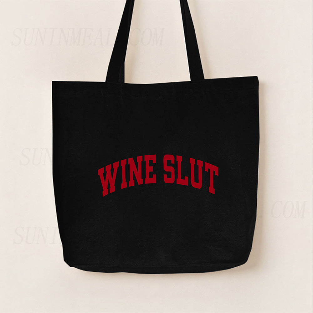 Wine Slut Canvas Tote Bag