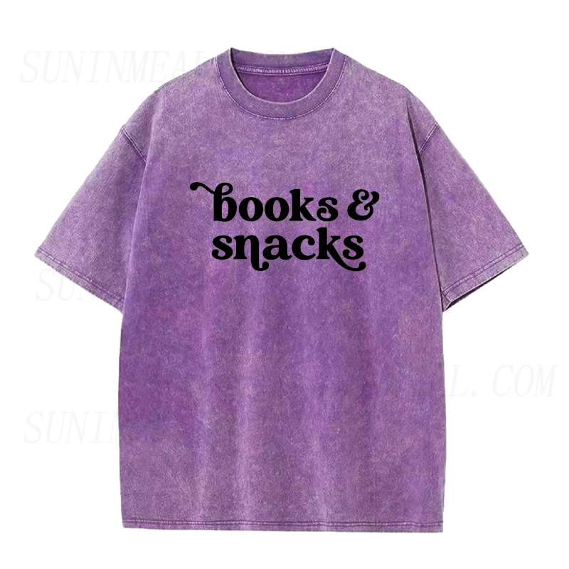 Books & Snacks Unisex Tee