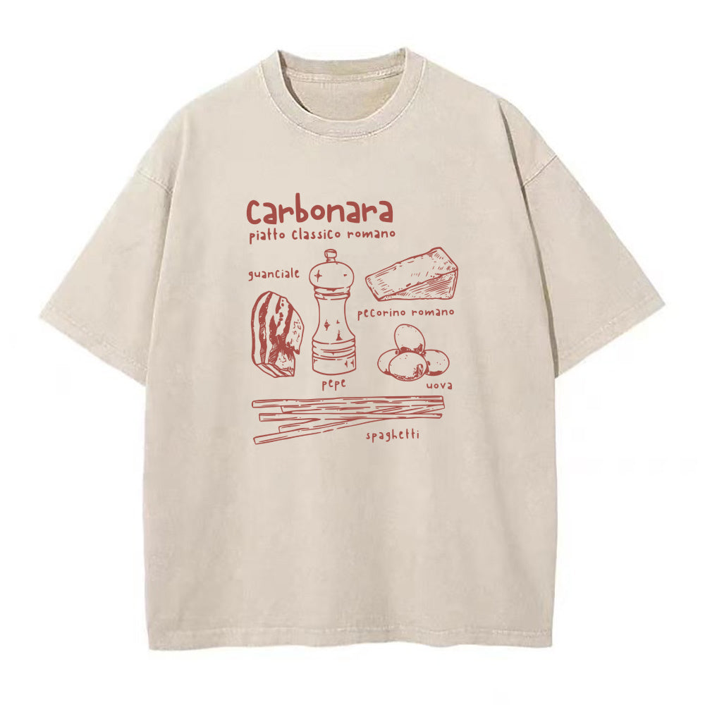 Carbonara Roma Pasta Unisex Tee