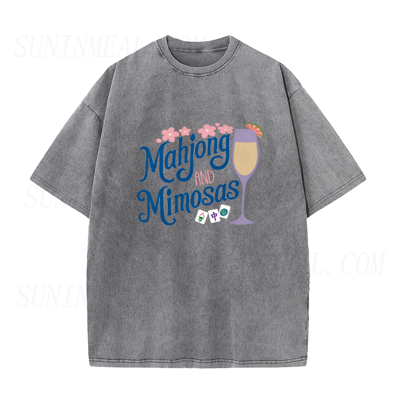Mahjong & Mimosas Unisex Tee