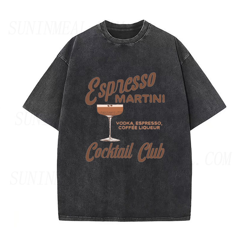 Espresso Martini Cocktail Club Unisex Tee