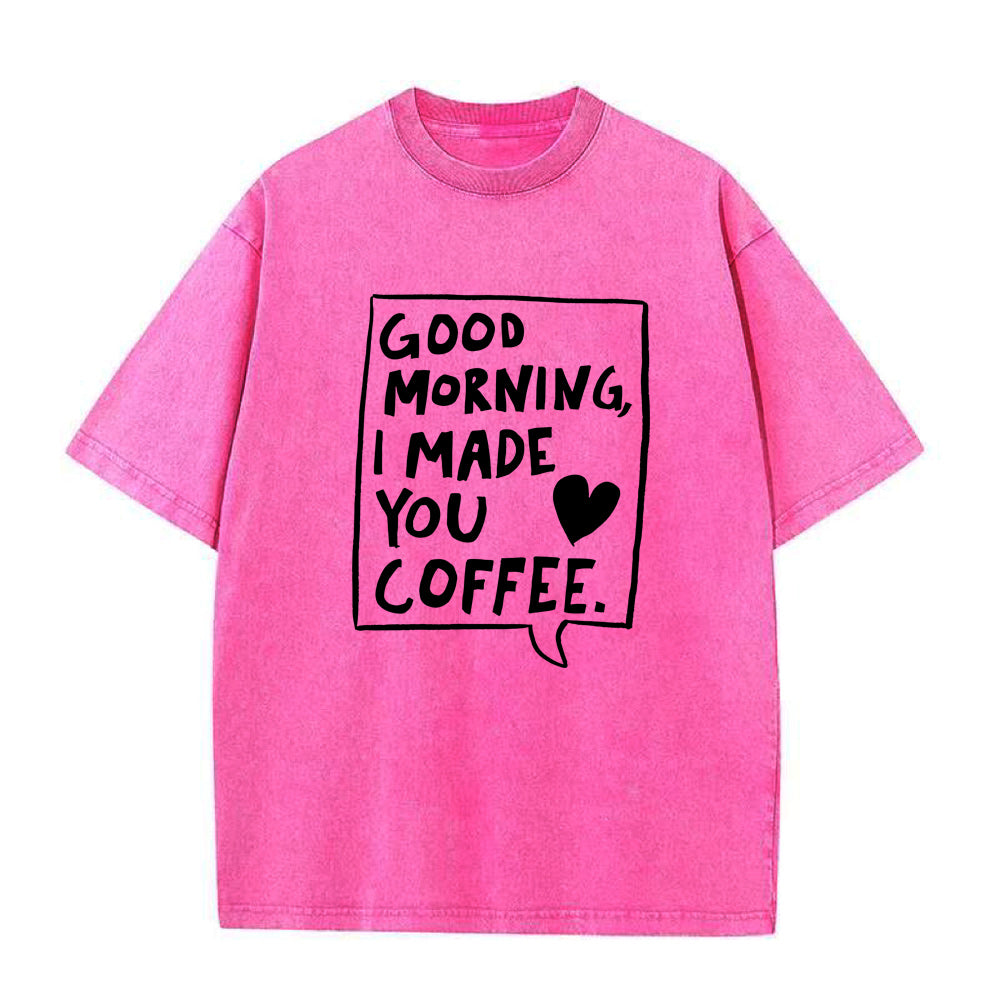 コーヒーを淹れてあげたよ ユニセックスTシャツ
