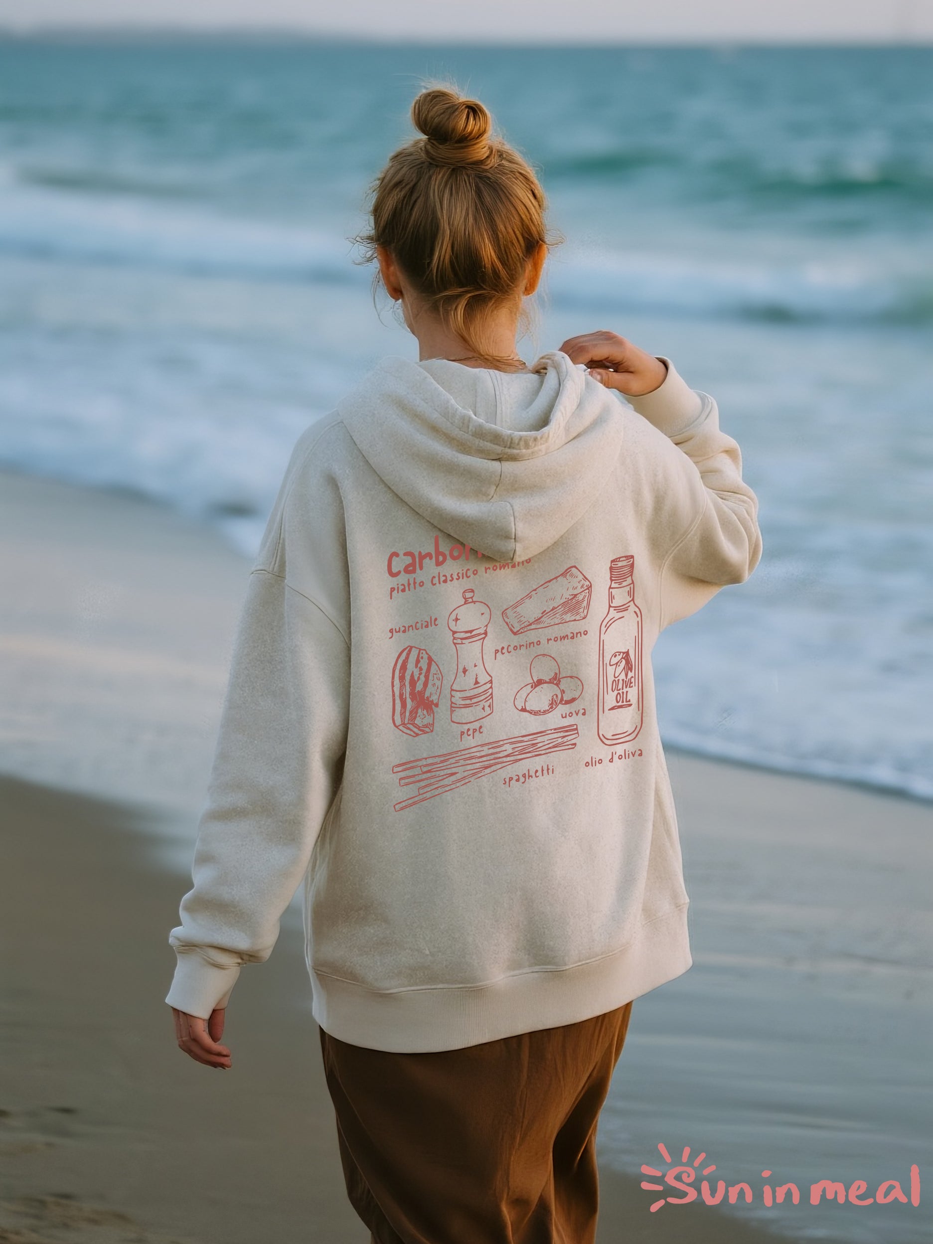 Carbonara Roma Pasta Unisex Hoodie