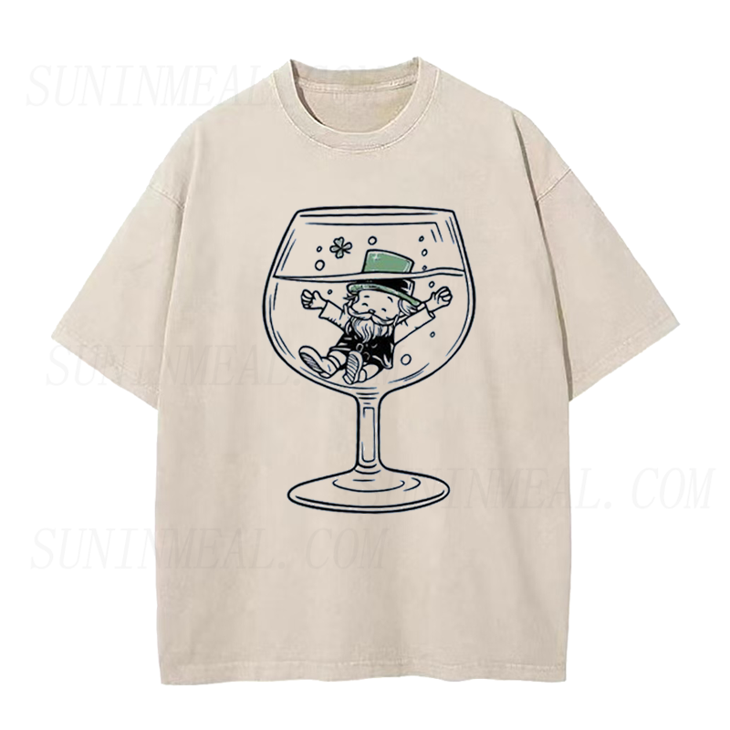 Leprechaun Wine St Patrick's Tee