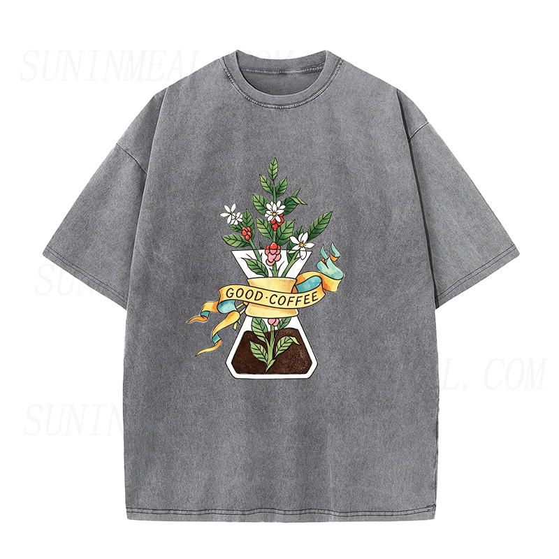 Brewed Good Coffee & Blooms Unisex Tee