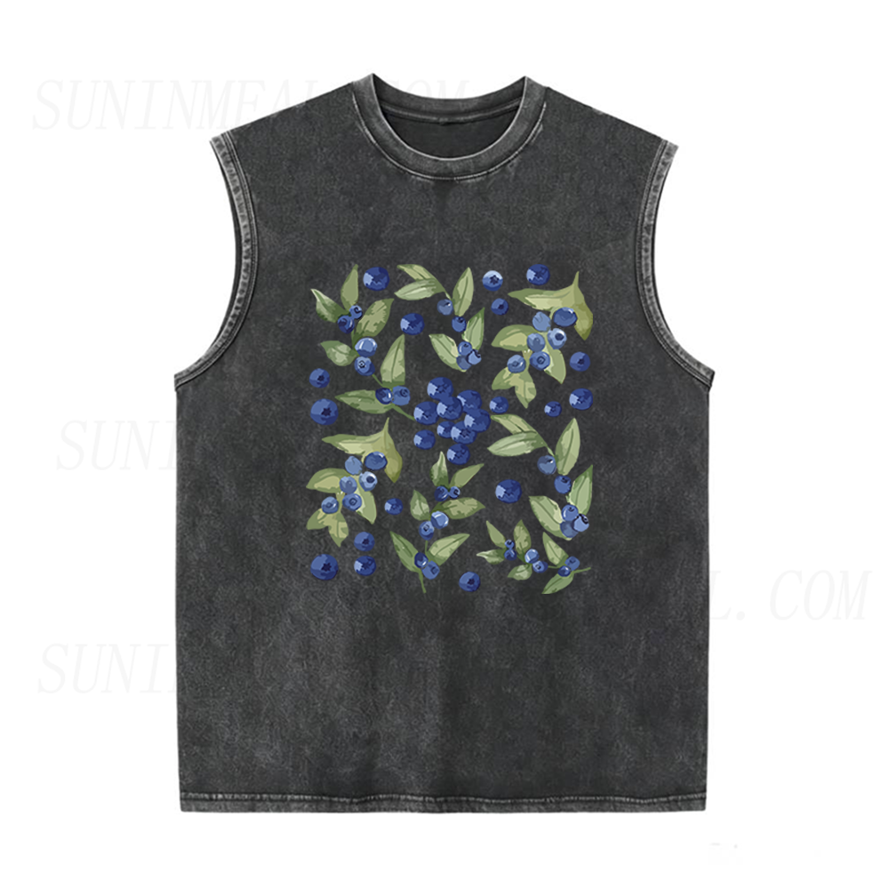 Blueberry Summer Fruits Unisex Tank Top