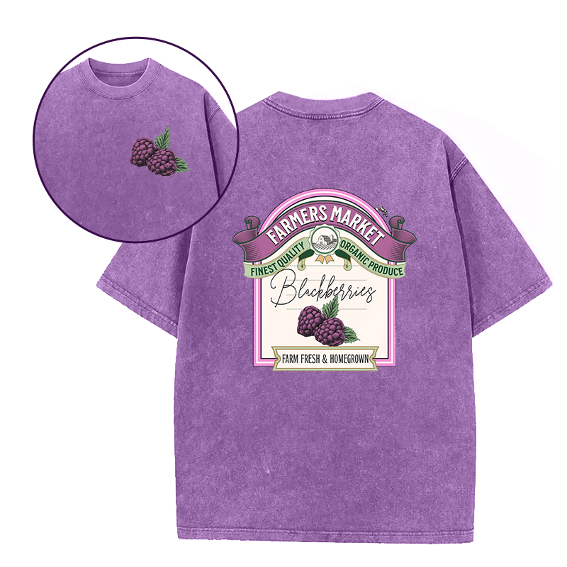 Farmers Market Fresh Blackberries Unisex Tee