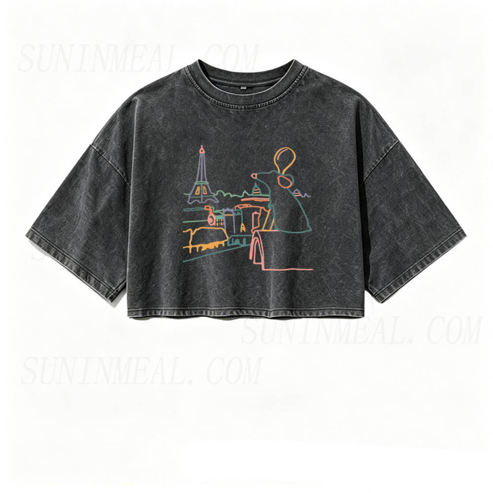Little Chef Oversized Crop Tee