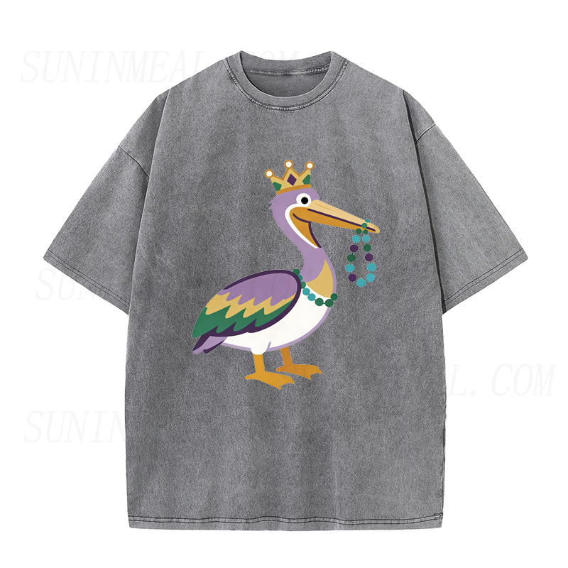 Mardi Gras Pelican Tee