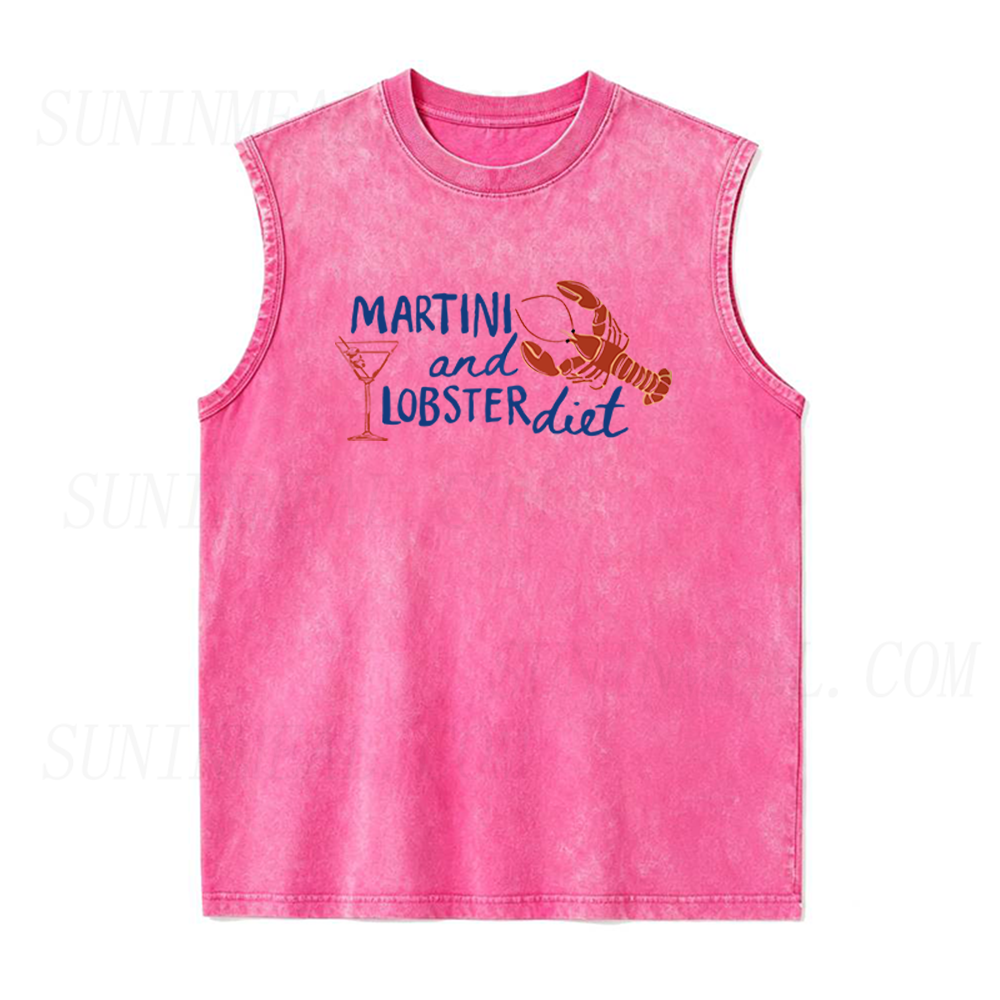 Martini and Lobster Diet Unisex Tank Top