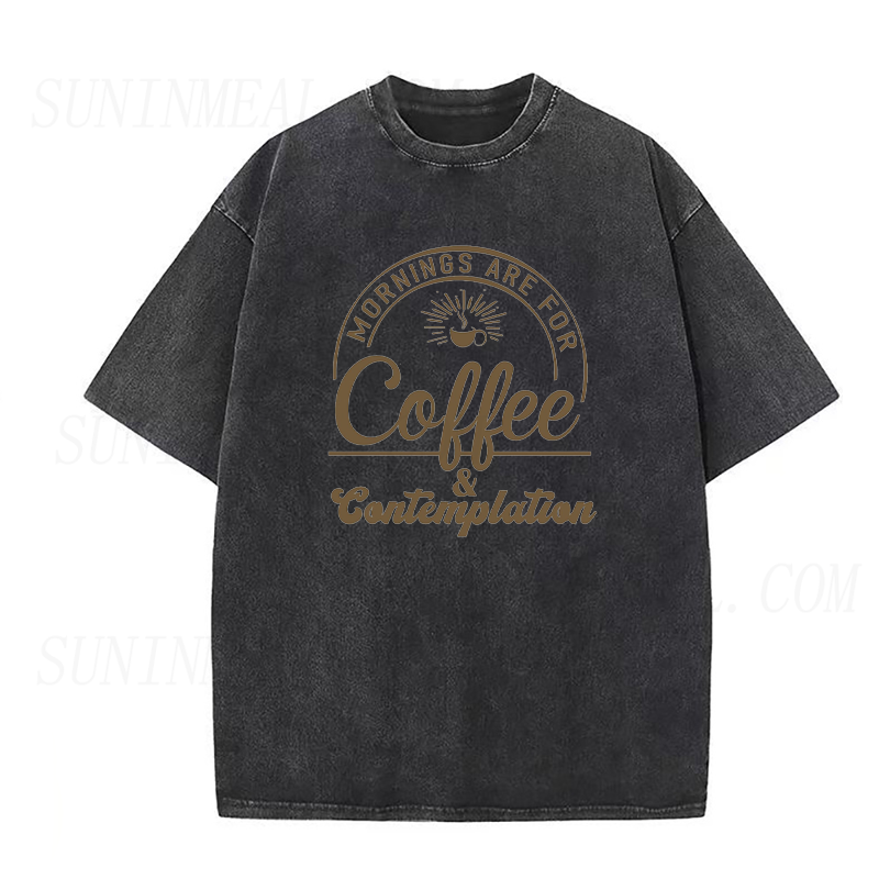 Mornings Are for Coffee and Contemplation Unisex Tee