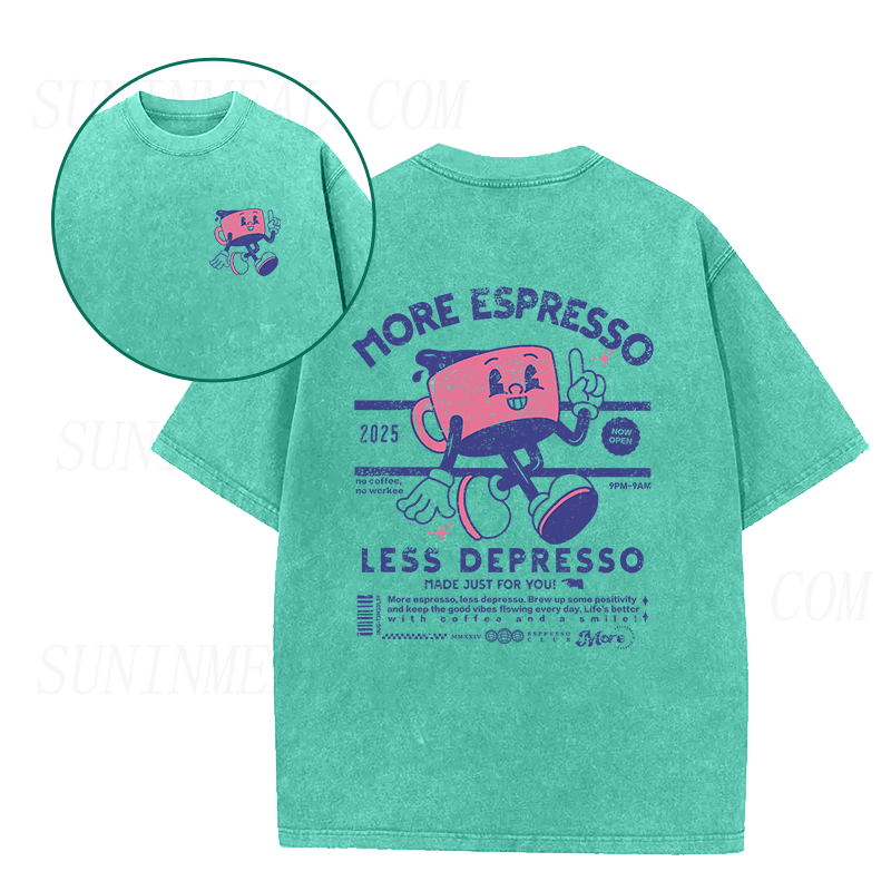 More Espresso Less Depresso Unisex Tee