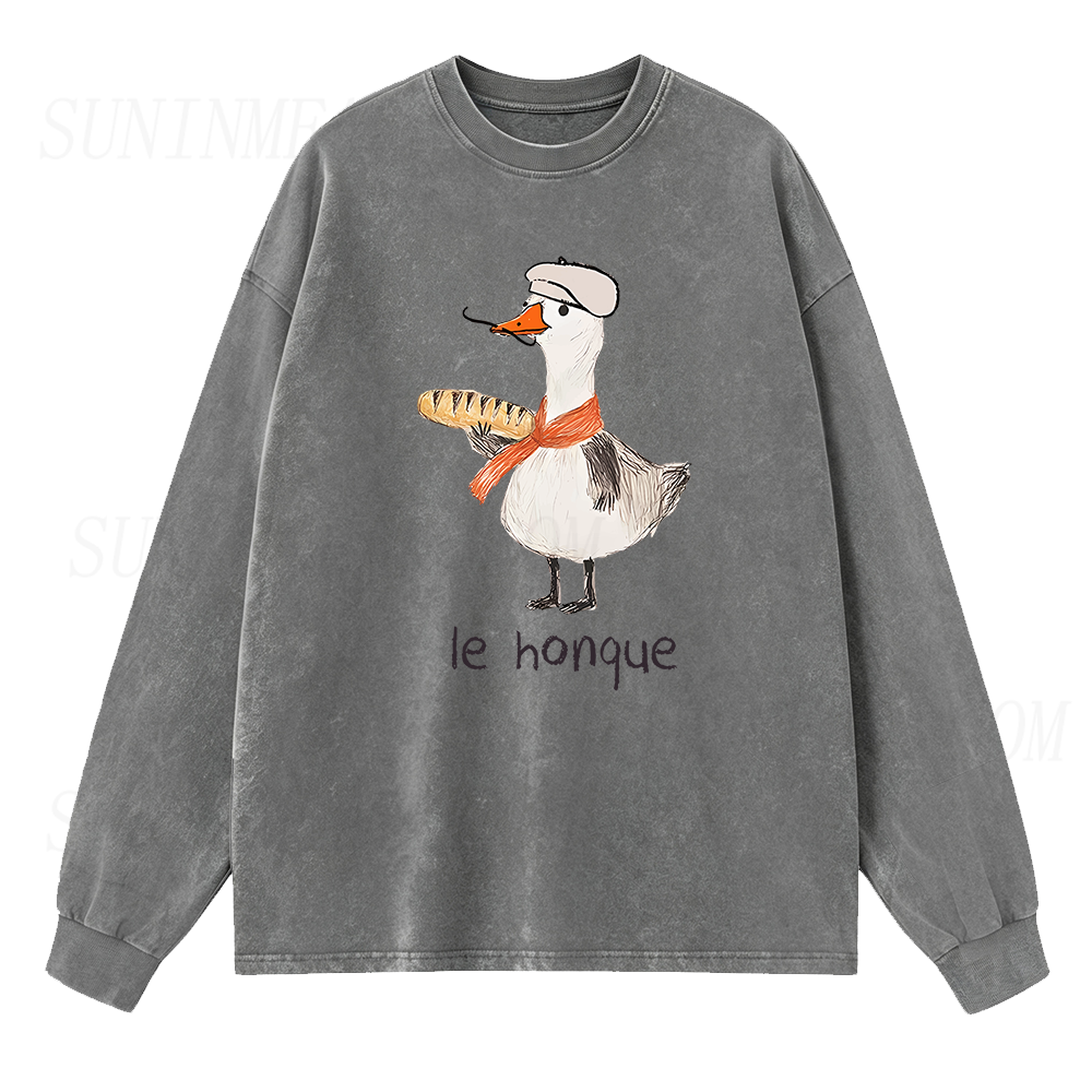 French Goose Long Sleeve Unisex Tee