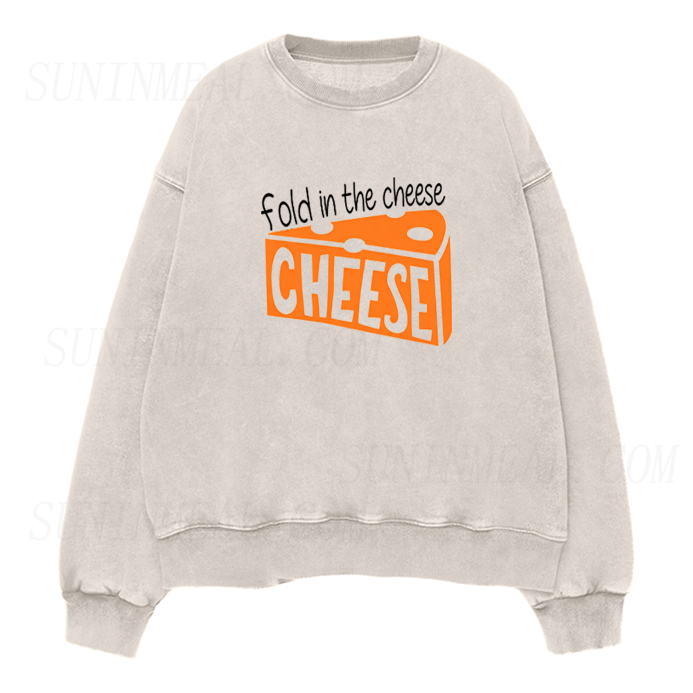 Fold In The Cheese Unisex Crewneck Sweatshirt