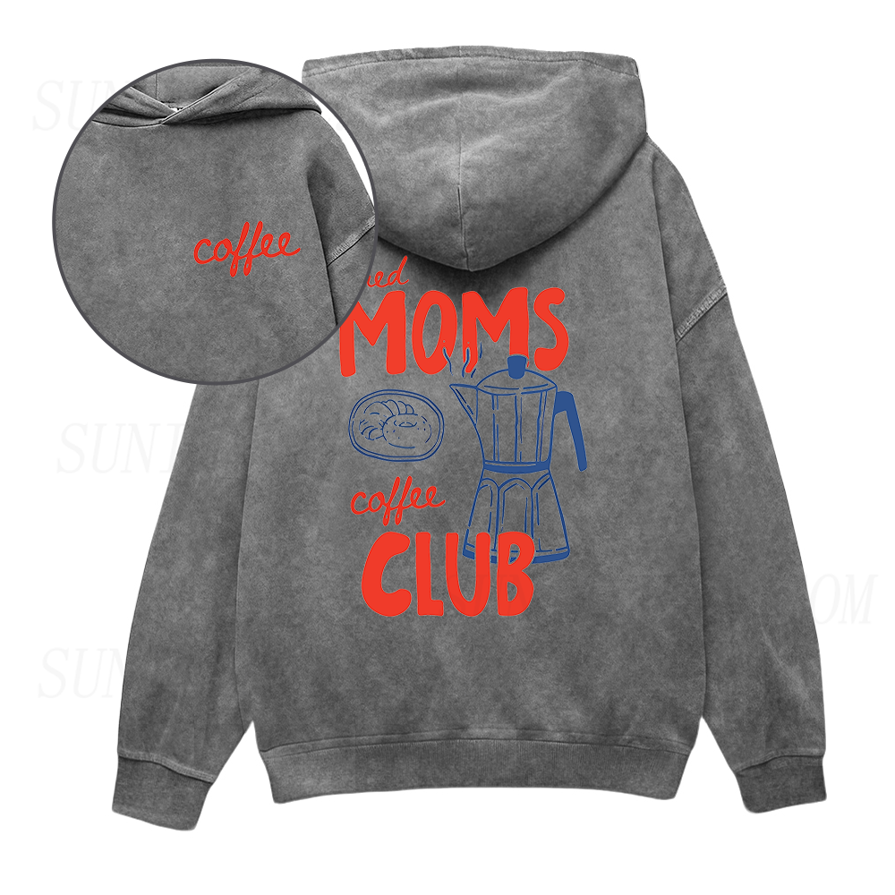 Tired Moms Coffee Club Unisex Hoodie
