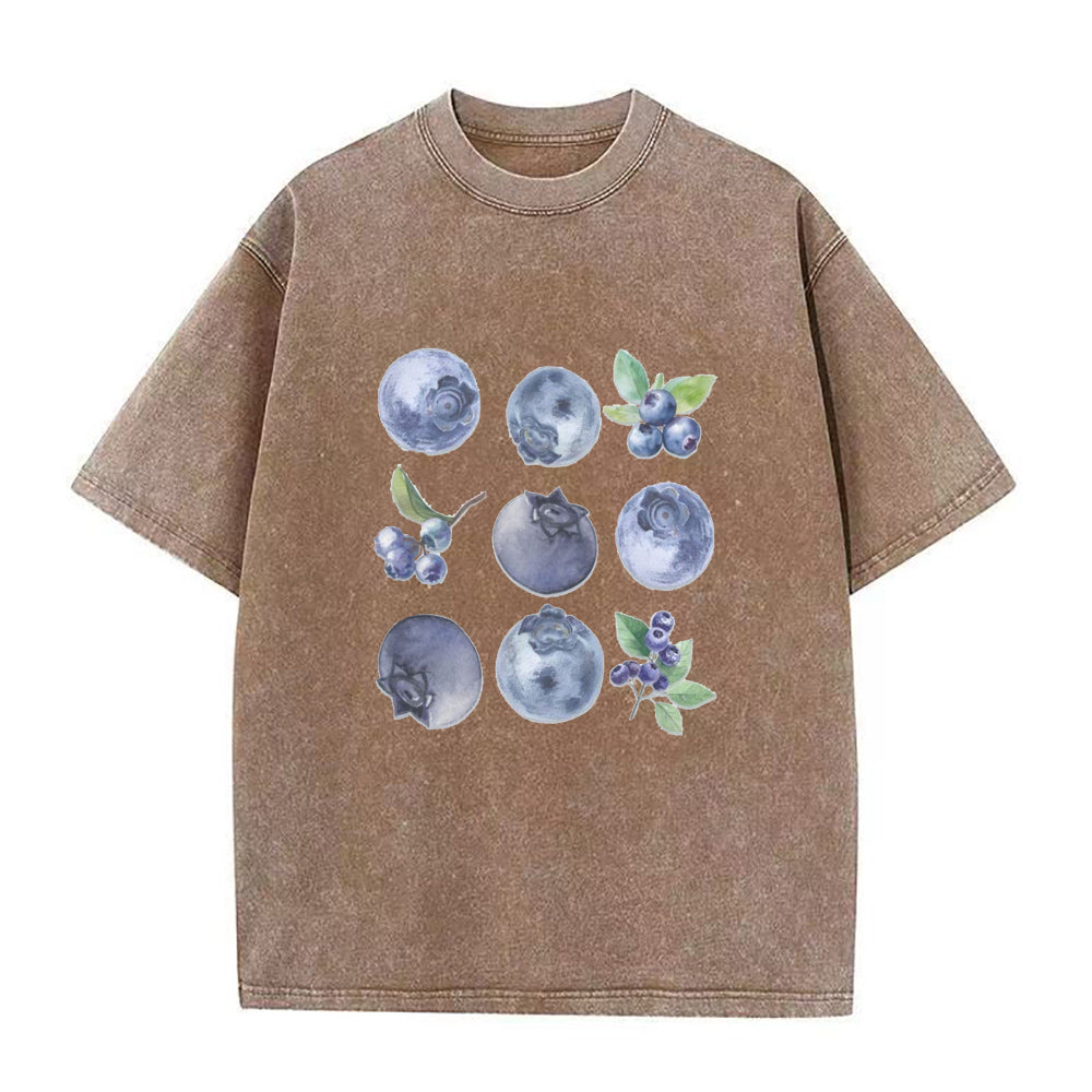 ブルーベリー ユニセックス Tシャツ
