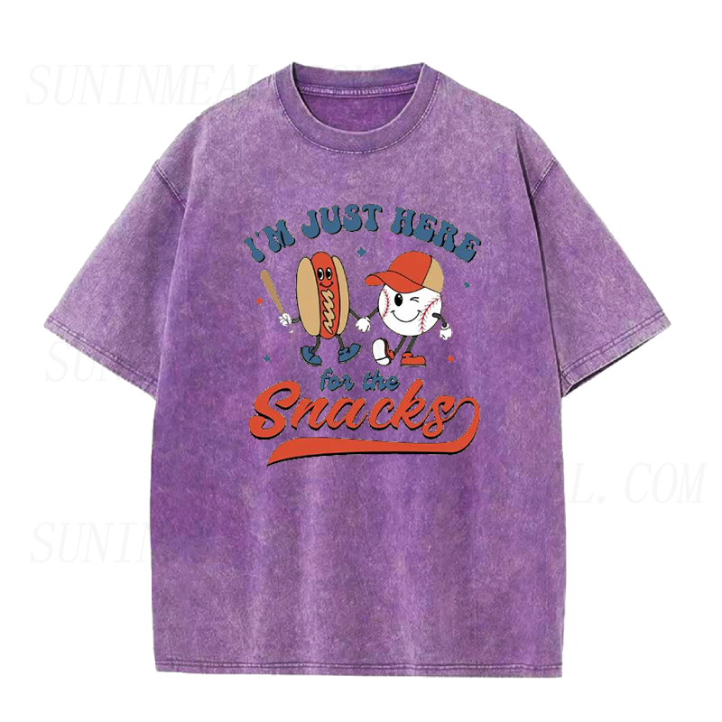 I'm Just Here For The Snacks Unisex Tee