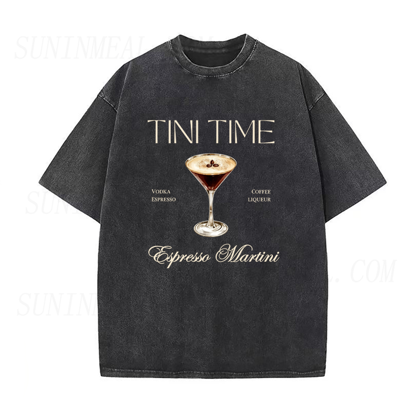 Tini Time Espresso Martini Unisex Tee