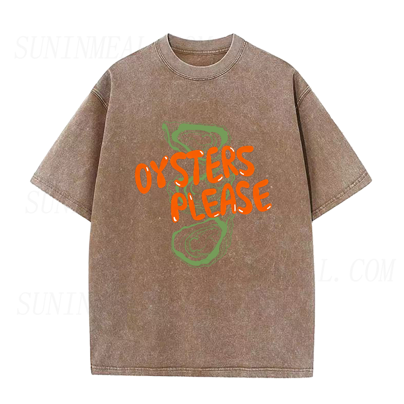 Oysters Please Unisex Tee