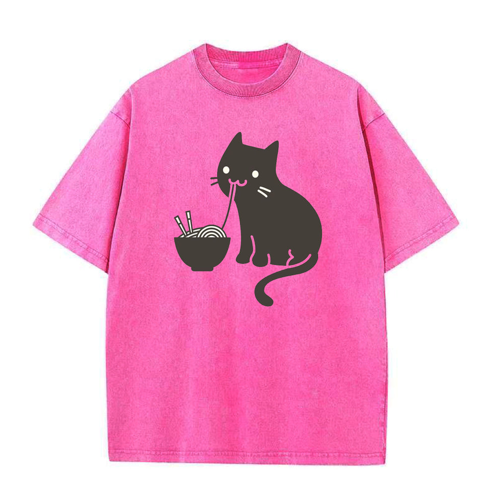 Ramen &Cat Unisex Tee